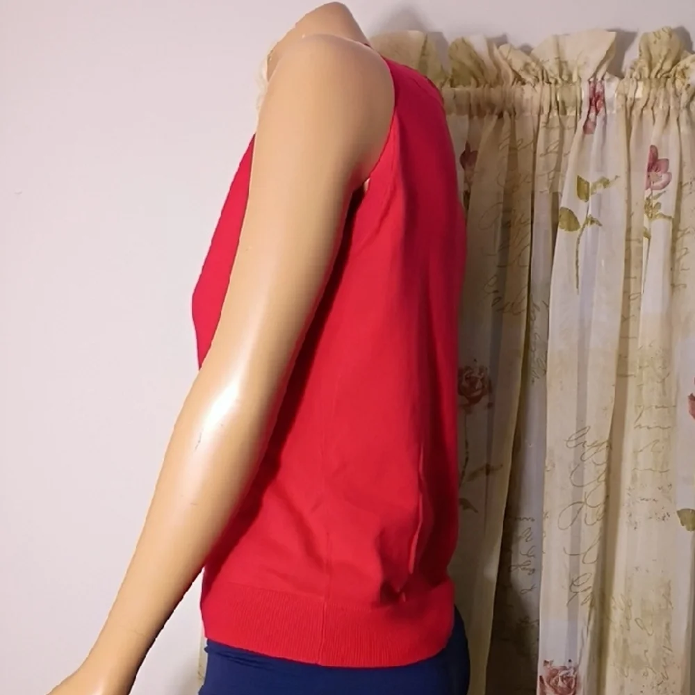 J. Crew Red and Teal Muscle‎ Tees Bundle Of 2 PCS Size S